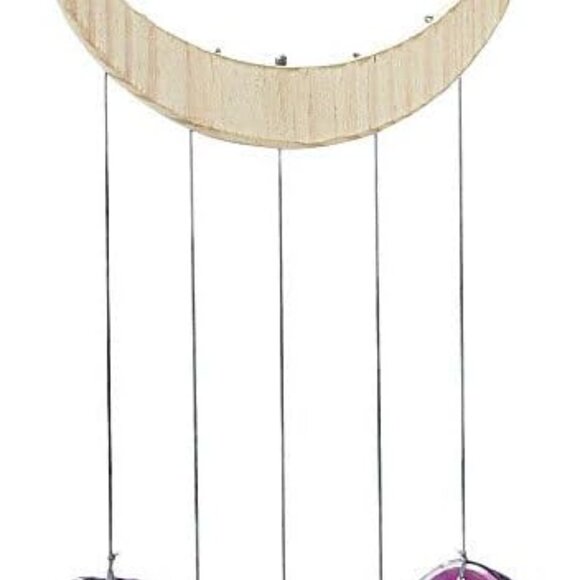 Wind Chimes - Unique Agate Slices Geode Stone Wind Chimes Indoor Outdoor, Healin - Picture 1 of 4